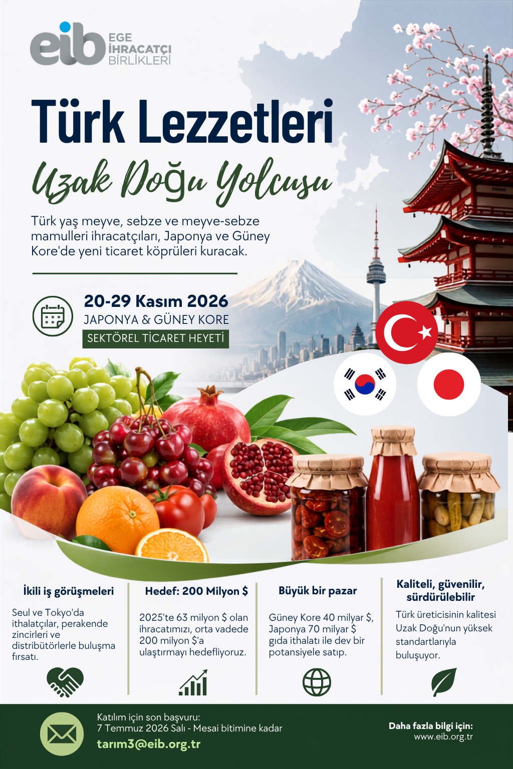 Türk lezzetleri Uzak Doğu yolcusu