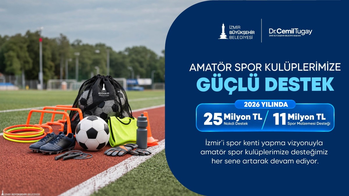 Büyükşehir’den amatör spor kulüplerine 36 milyon TL’lik destek